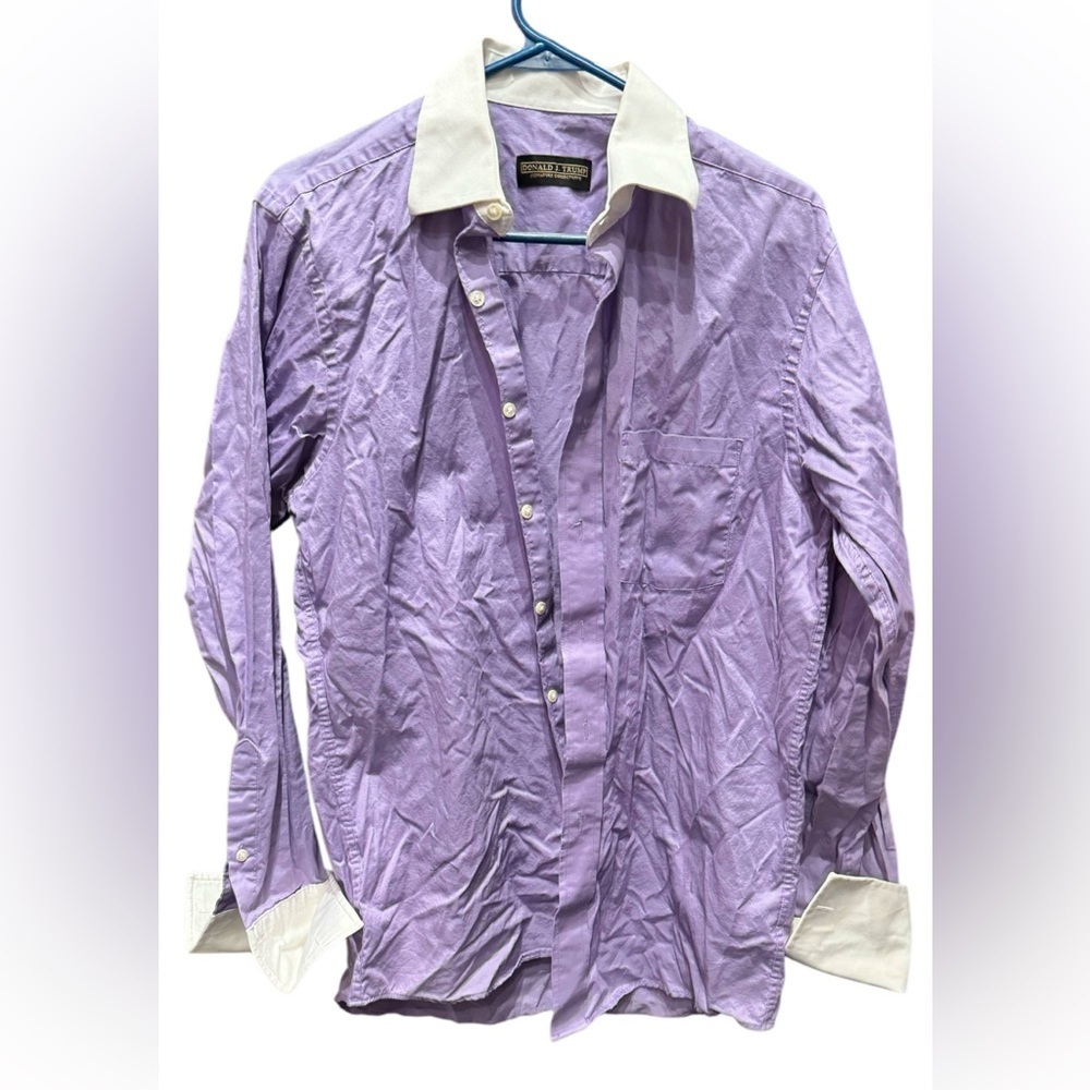 Donald trump collection Purple White Men's Shirt 34/35